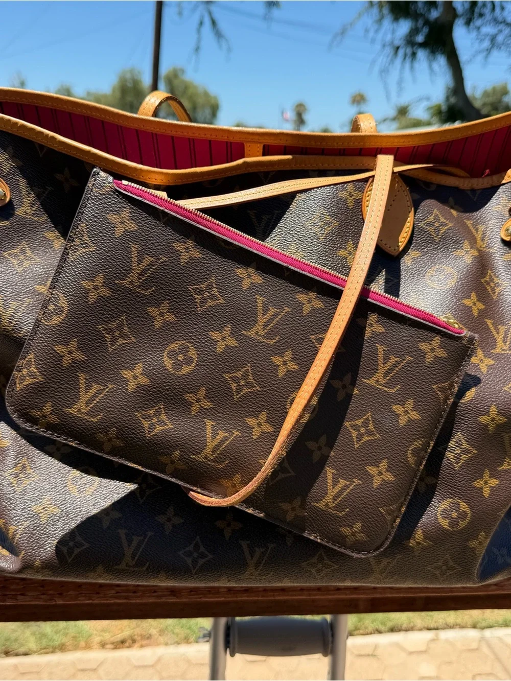 Louis Vuitton Monogram Neverfull GM pivoine
